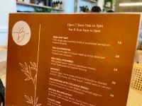 Boston Cafe Hours on Menu