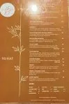 Boston Cafe Menu Front