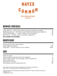 Hayes Common Menu